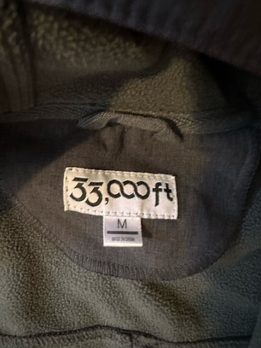 33,000ft Softshell Jacket Fleece Lined Hooded Waterproof Charcoal Women's Med - Picture 5 of 10
