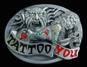 rolling stones belt buckle