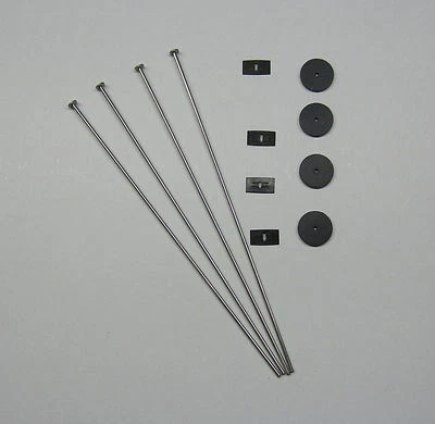 1x Satz Befestigungsnägel für Spal Axial Lüfter (4 Halter) Kühlsystem