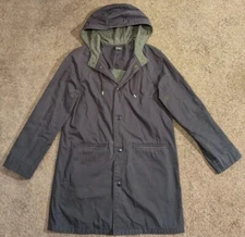 Women's A.P.C. Rue Madame Paris Anorak Lightweight Parka Jacket Blue Small