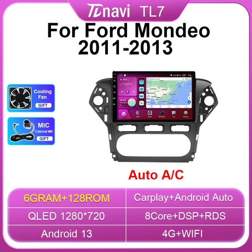 For Ford Mondeo 2011-2013 4 Mk4 Android Car Radio Multimedia Screen Carplay GPS - Picture 29 of 40