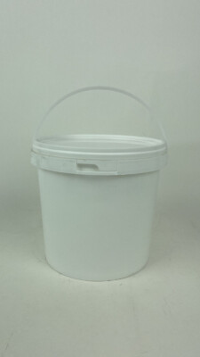 White Round Bucket Pails With/Without Lid 5L Storage Food Liquid | eBay