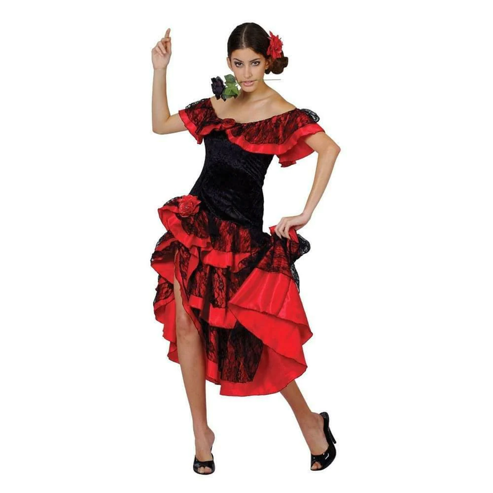 Mens Latin Rumba Costume Samba Carnival Flamenco Adult Spanish Mexican Outfits E - Foto 5