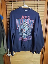 Vintage 90s Y2K New York Giants Jason Sehorn Crewneck Sweatshirt Tee Men's Large