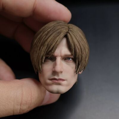 1/6 Customized Painting Leon Scott Kennedy Head Model Fit 12in Male Figure Body
