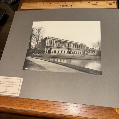 Vintage Trinity College Library English Architecture Photo Sir Christopher Wren