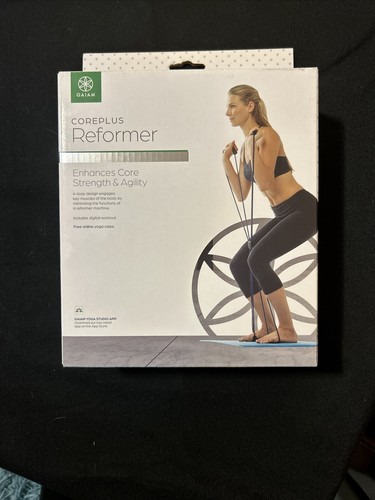 GAIAM CorePlus Reformer Trainer Dual Resistance Free Online Yoga Class ...