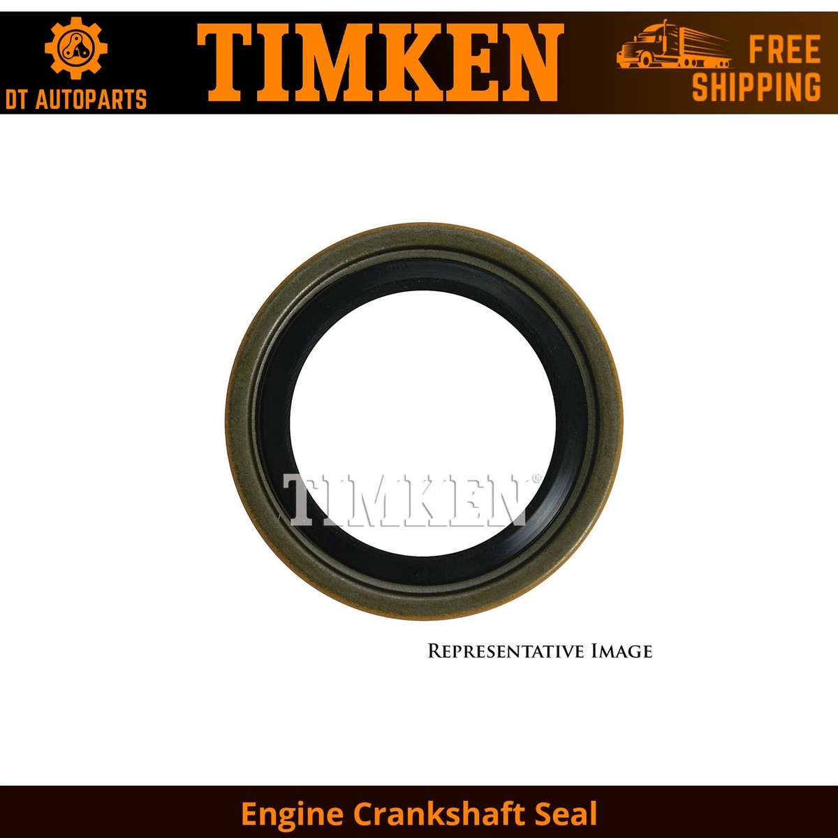 For 1972-1973 Jeep J-2600 Engine Crankshaft Seal Front Timken | eBay