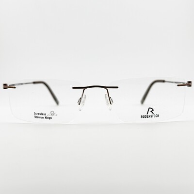 Authentic Rodenstock Germany R 7054 S1 D Eyeglasses Rimless Frame