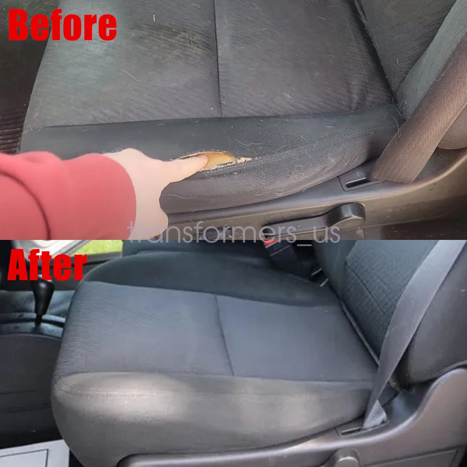 For 2012 2013 GMC Sierra 2500HD-Driver Bottom Replacement Cloth Seat Cover BLACK - Image 4 of 4