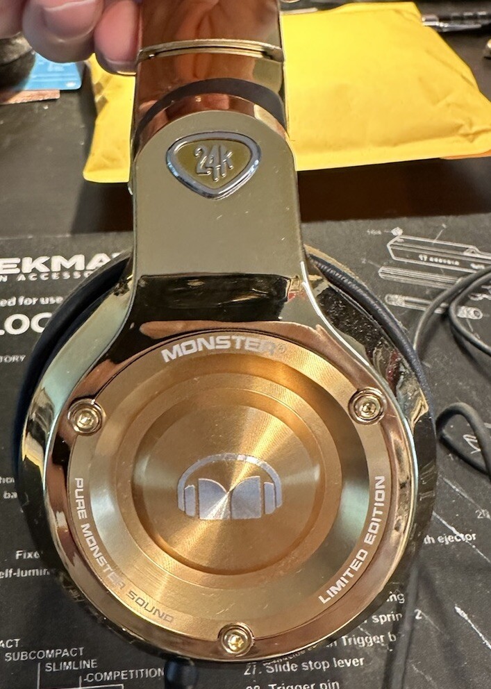 ヘッドフォン/MONSTER 24K PROFFESSIONAL Monster 24K Over Ear Headphones – Soundking