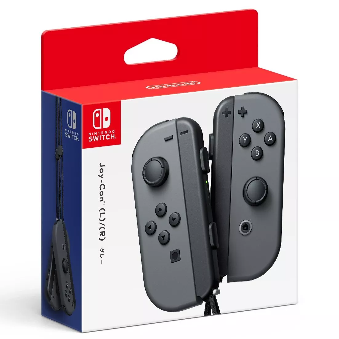 Nintendo Switch Joy-Con (L/R)-Gray Grey Controller JoyCon--Open Box