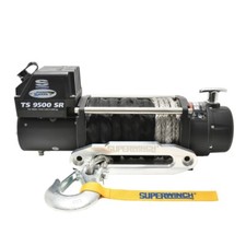 Superwinch 1595201  9500 Lbs 12V Dc 3/8In X 80Ft Synthetic Rope Tiger Shark 9500