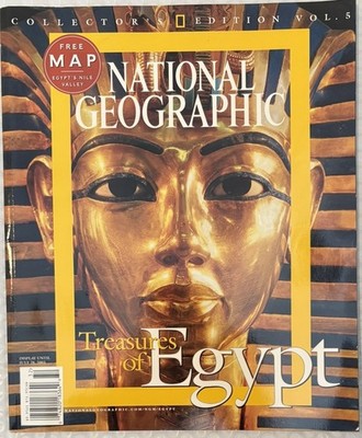 National Geographic Treasures of Egypt 2003 w/ Map Collector Edition