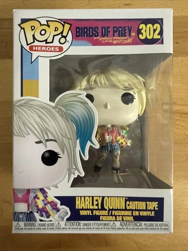 Funko POP! Harley Quinn Caution Tape 302 Birds of Prey DC Comics 2019 VAULTED