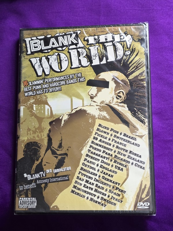 BRAND NEW!  RARE!  Blank the World! Punk & Hardcore! (DVD, 2005) FREE SHIPPING!