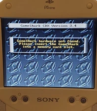 Gameshark CDX Version 3.4 Playstation 1 PS1 Disc Only VER POOR CONDITION TESTED