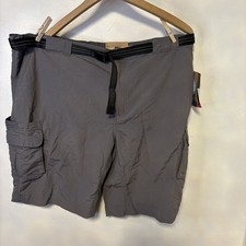 Magellan Outdoor Fish Gear Shorts Men’s Sz 2XL Water Repellent Nylon Gray 44x10