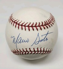 Mario Soto Signed Auto Rawlings Official Major League Baseball REDS B1