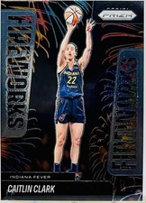 2025 Panini Prizm WNBA #9 Caitlin Clark Fireworks Indiana Fever