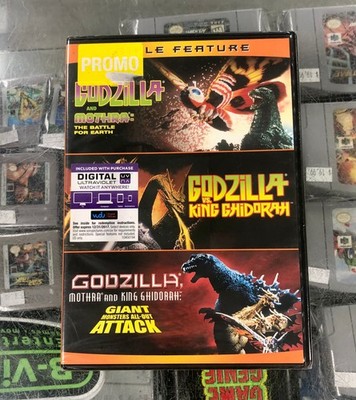 Godzilla & Mothra/Godzilla Vs King Ghidorah/Giant Monster All Out Attack (DVD)