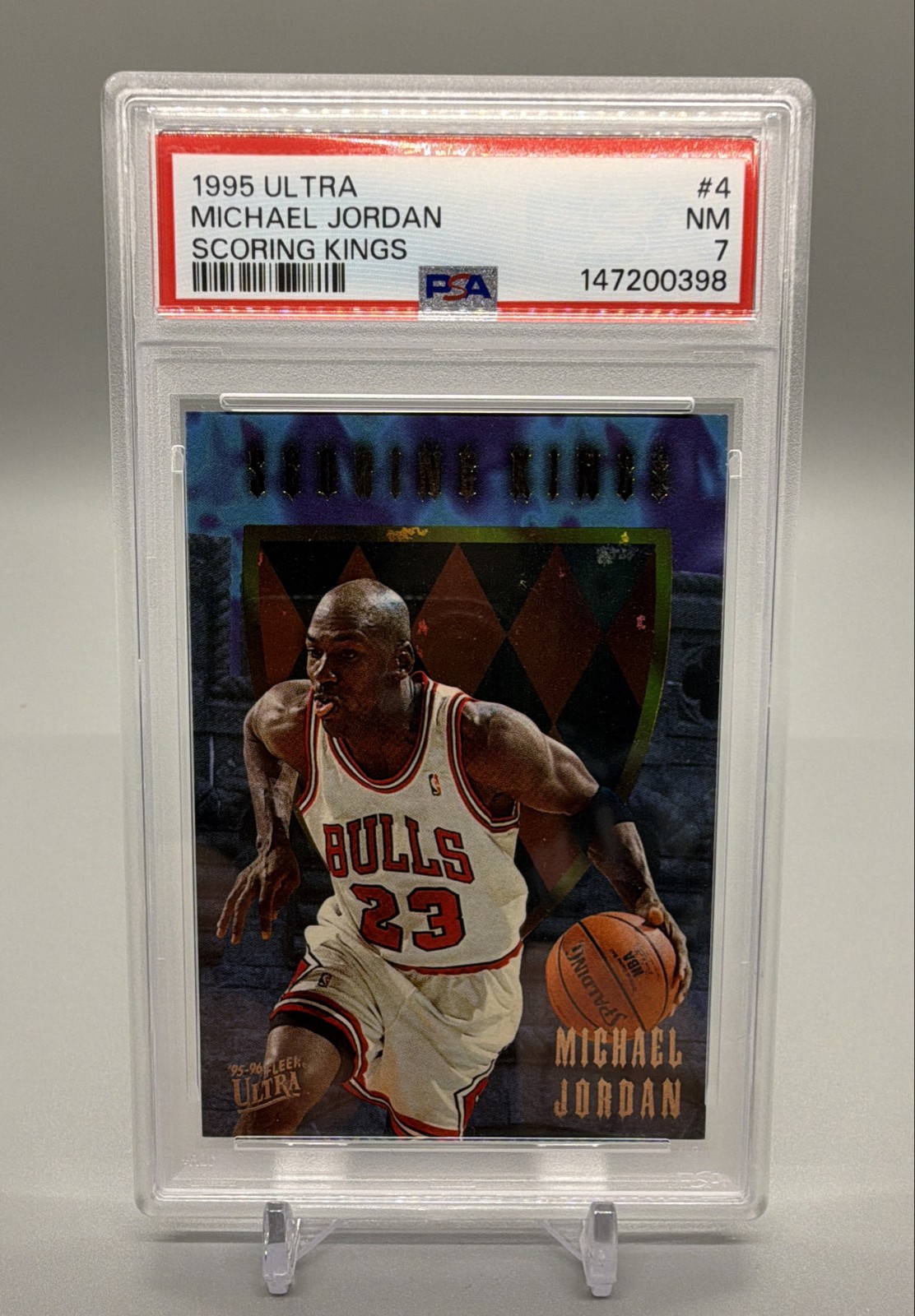 1995-96 Fleer Ultra - Scoring Kings Michael Jordan #4 PSA 7