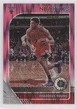 2019-20 Panini NBA Hoops Premium Stock Pink Flash Prizm 4/25 Thaddeus Young 0x5e