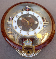 SEIKO MELODIES IN MOTION 2006 COLLECTORS ED SWAROVSKI CRYSTAL CLOCK WORKING