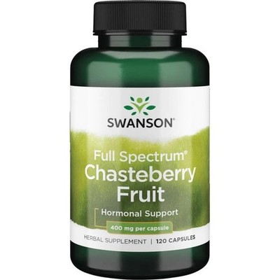 Swanson Chasteberry Fruit, 400mg - 120 caps (165,56 EUR/kg)