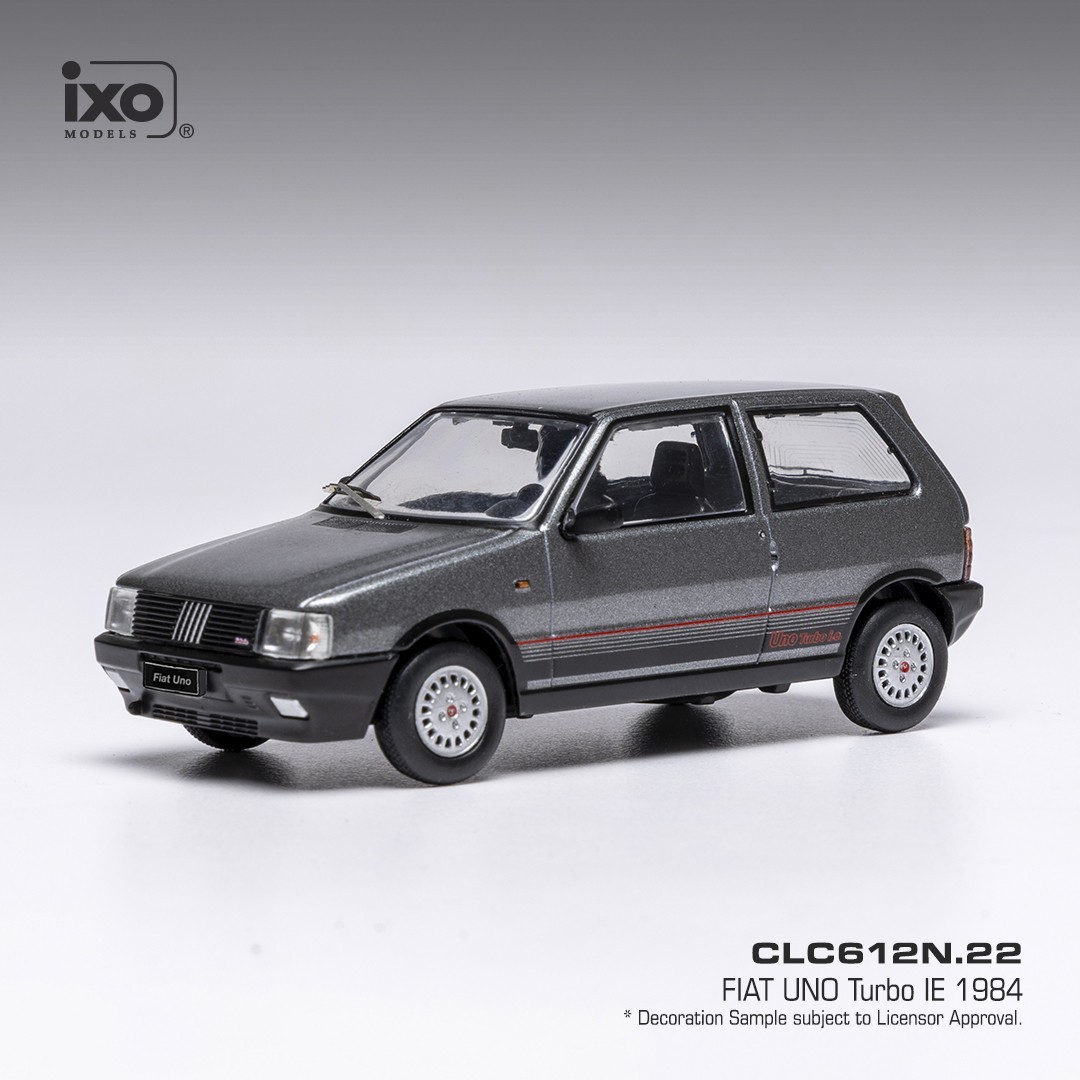 IXO MODELS FIAT UNO TURBO I.E GREY 1984 1-43 SCALE CLC612N
