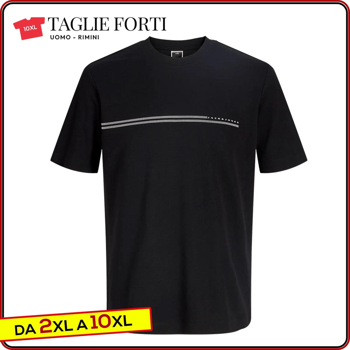 Jack & Jones Dial - Maglietta Slim Fit, Colletto Tondo, Manica Corta, Uomo Bianco (Weiß (Optical White)) L