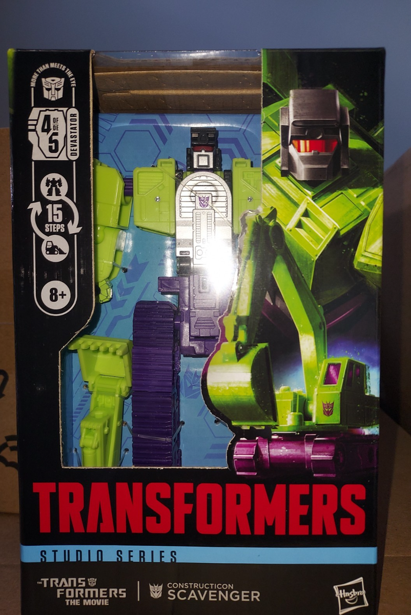 Transformers Studio Series 86 MOVIE Deluxe Class SCAVENGER DEVASTATOR  COMBINER