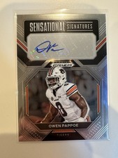 Panini Prizm Draft Picks Owen Pappoe Auburn Tigers #SS-OWP Autograph