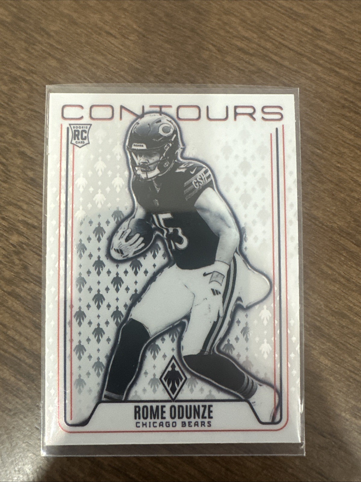 Rome Odunze 2024 Panini Phoenix RC Rookie CONTOURS Wave Prizm SP