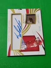 SHOGO AKIYAMA 2021 PANINI IMMACULATE CLUTCH GOLD JERSEY RELIC AUTO 29/72 REDS