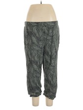 Candace Cameron Bure Women Green Active Pants L