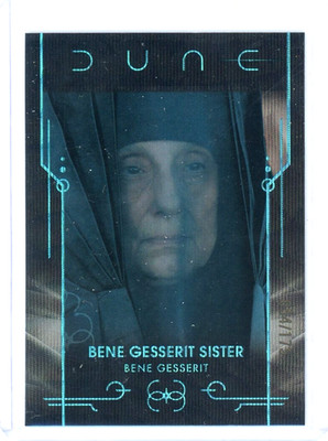 2024 Topps Chrome Dune No. 19 BENE GESSERIT SISTER Aqua /175!