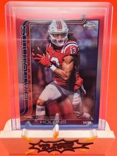 2025 Topps Chrome Mack Hollins Red, White, and Blue Refractor