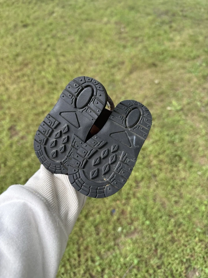 Zapatos/sandalias vintage de bebé Elmo Sesame Street talla 2 2004 Foto 3 de 4