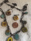 Czech Glass Bead Dangles Necklace And Earring Set By Sarah Elliot Jewelry  — photo 9