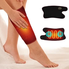 Leg Electric Heating Pad Calf Vibration Massager for Calf Arm Pain Relief