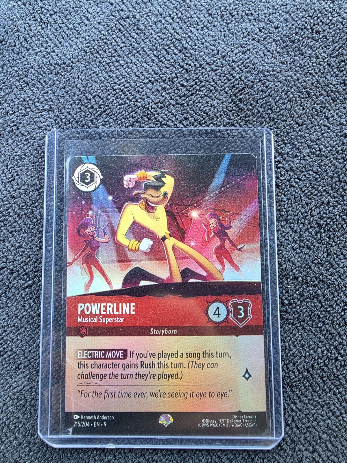 Powerline - Musical Superstar (Epic) 215/204 Fabled Holo NM Disney Lorcana TCG
