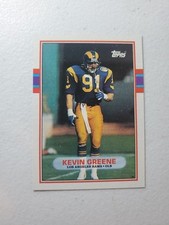 1989 Topps #134 Kevin Greene - Los Angeles Rams - NFL - Fresh pull