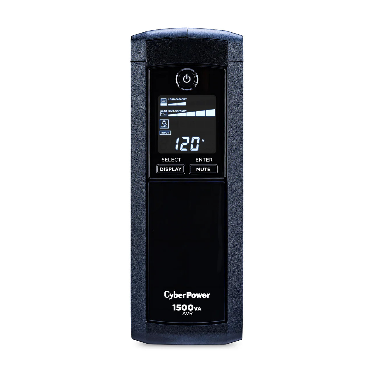 CyberPower CP1500AVRLCD-R 1500VA/900W LCD UPS System - Certified Refurbished