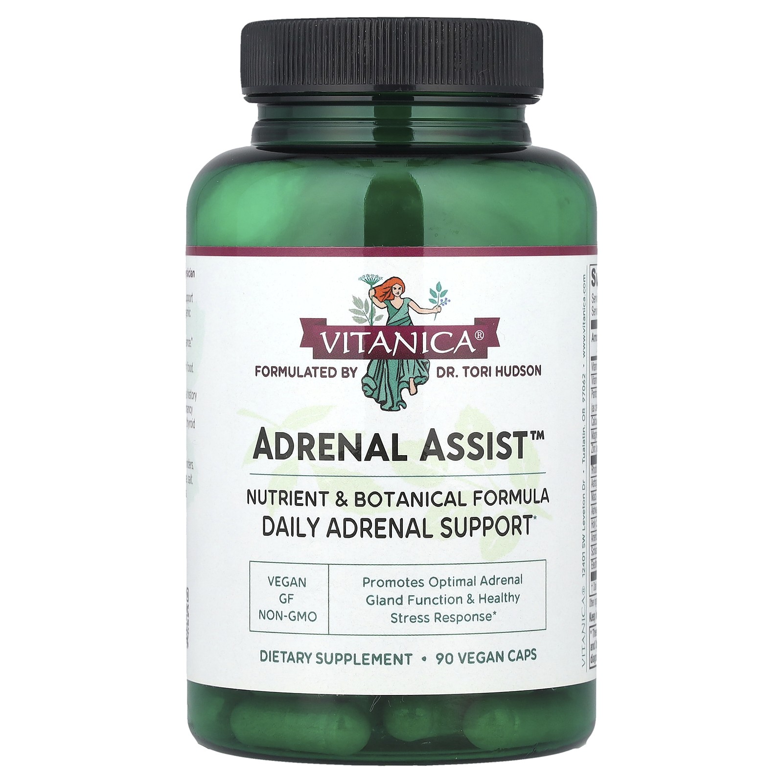 Adrenal Assist Ежедневная поддержка надпочечников 90 веганских капсул 6290₽