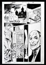 JLA #94 Page 17 Original Art Splash Superman 1st Appearance Crucible John Byrne