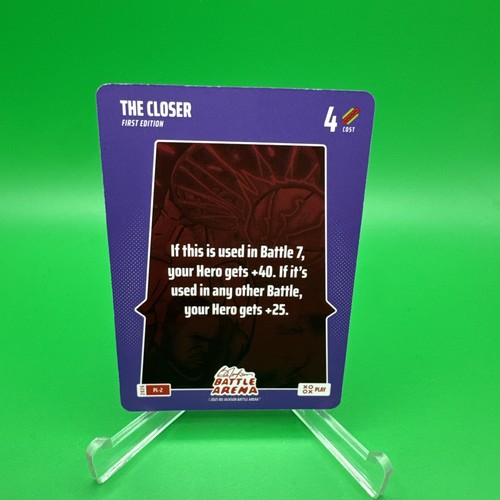 Bo Jackson Battle Arena 2026 Play Card #2 The Closer PL-2 SSP 1st Edition