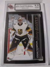 2021-22 UPPER DECK YOUNG GUNS ROOKIE RC LOGAN THOMPSON GRADED KSA 9.5