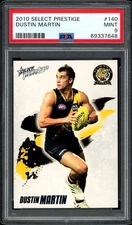 PSA 9 - 2010 Richmond Tigers AFL Select Rookie Graded Card - Dustin Martin