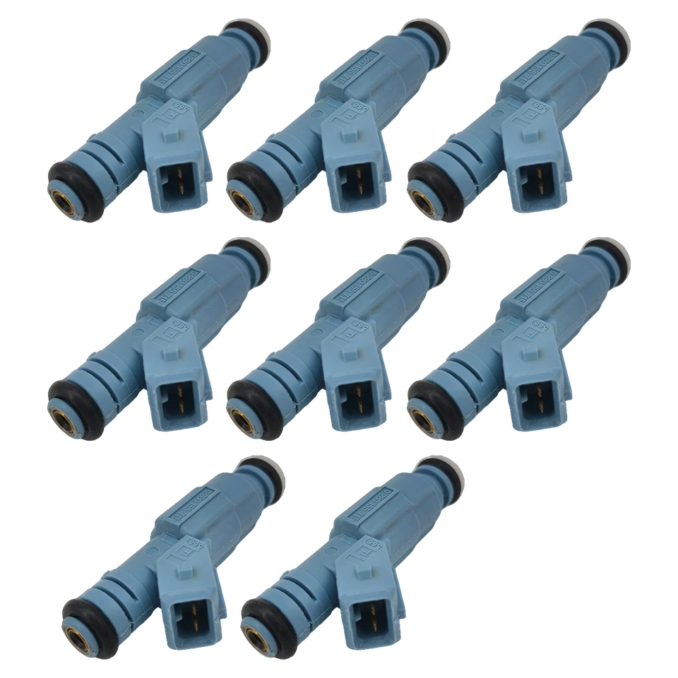0280150947 8Pcs Fuel Injectors 24LB 250cc For Ford Pontiac Chevrolet 5.0 5.7L V8 Foto 2 de 4